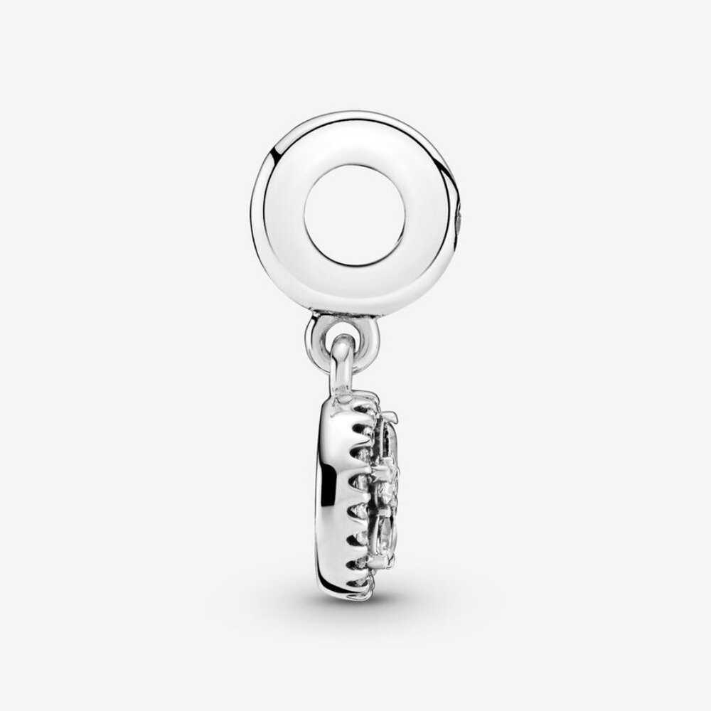 Pandora Sparkling Snowflake Circle Dangle Charm - image 3